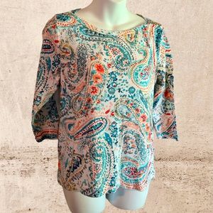 Colorful Croft & Barrow Tee